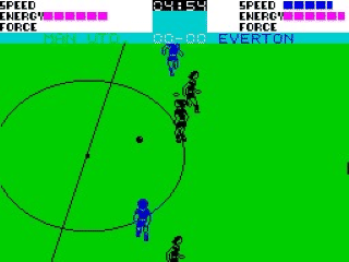 Super Soccer screenshot 3 for ZX Spectrum